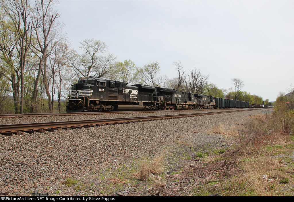 NS 1132 leads train 11K west through Cove PA
